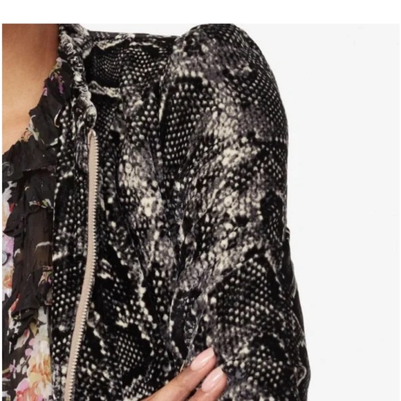 Rebecca Taylor woman’s velvet snake print jacket - Picture 6 of 15